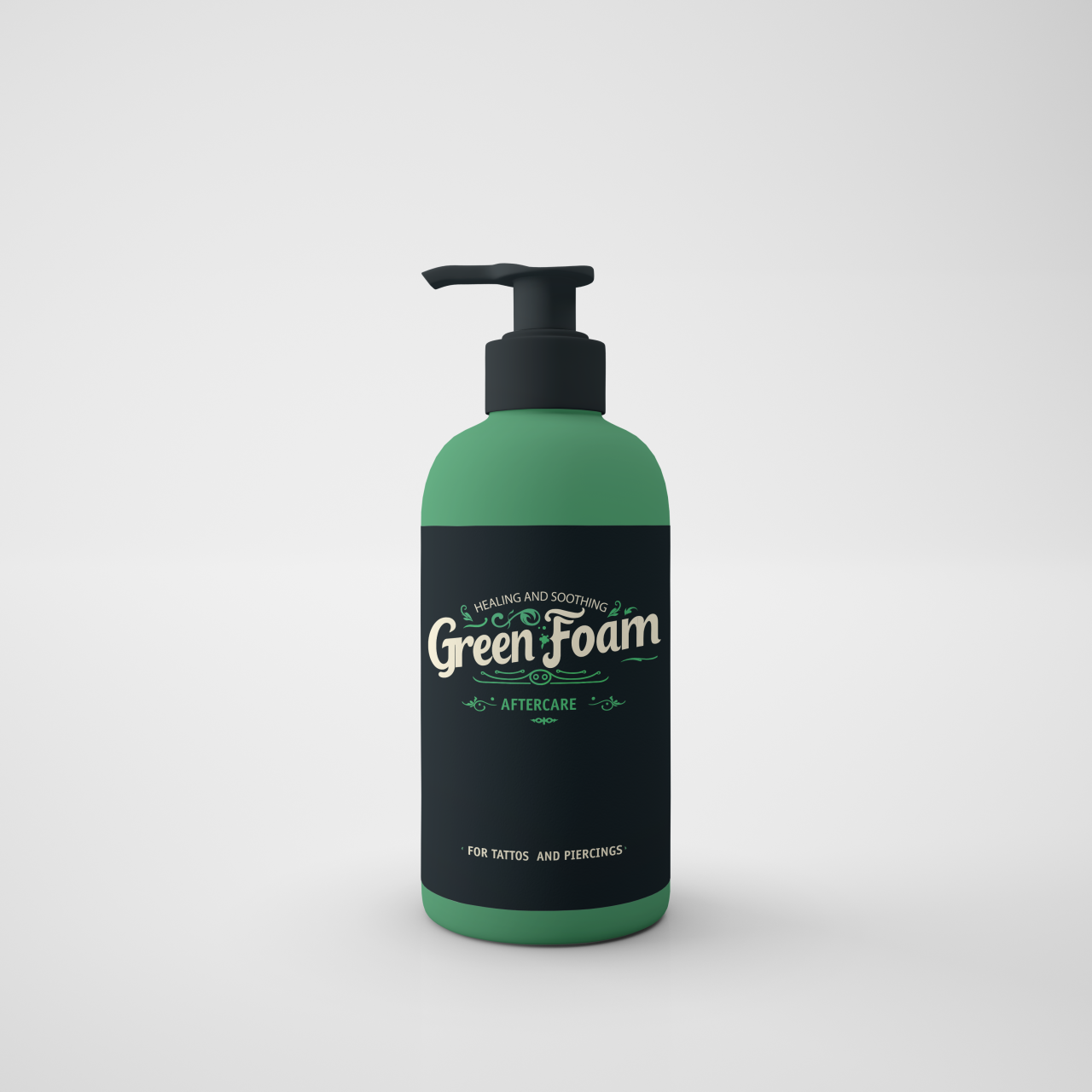 Packaging logo mockup with bg- MirazXDesign