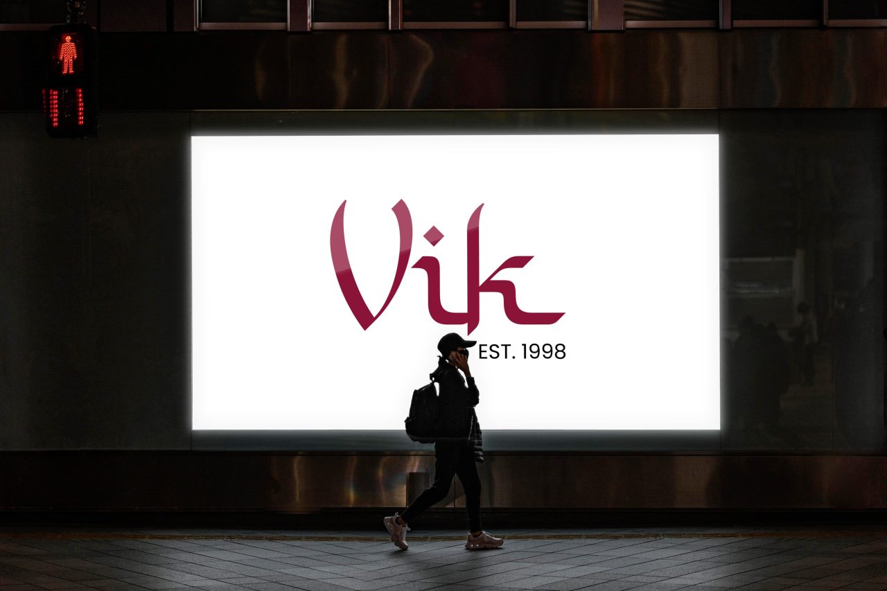 VIK billboard mockup