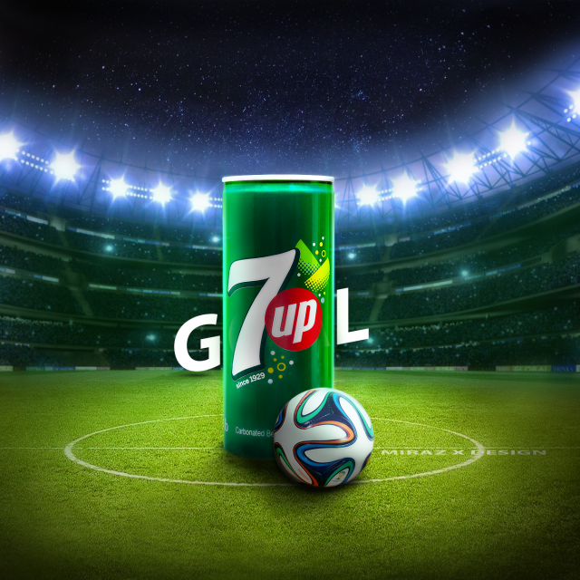 7up Product Manipulation Design